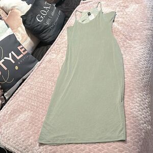 Bodycon Sage Green Dress!